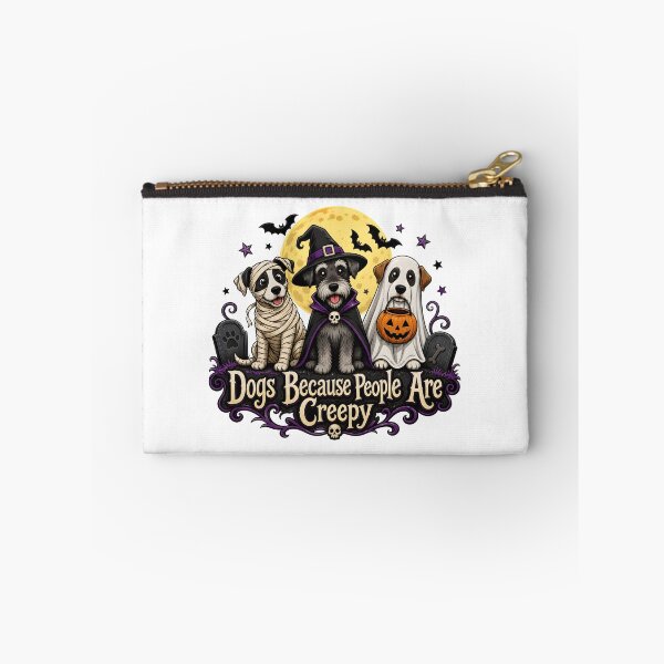 Item preview, Dogs Because People Are Creepy Halloween Art designed and sold by Dmo3HarkoArt.