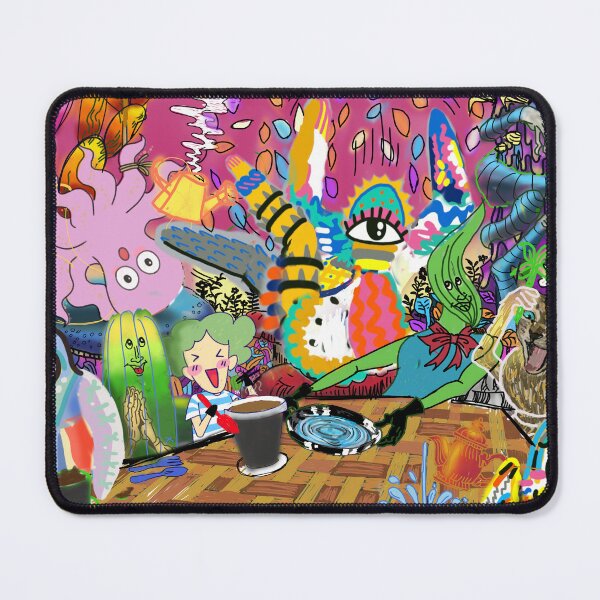 Item preview, Surreal Psychedelic Garden Fantasy - Vibrant Abstract Pop Art designed and sold by PATSUDA2026.