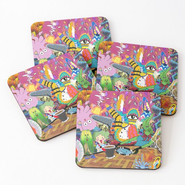 Item preview, Surreal Psychedelic Garden Fantasy - Vibrant Abstract Pop Art designed and sold by PATSUDA2026.