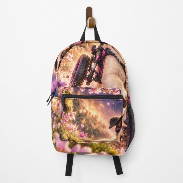 Item preview, Wheelchair pug in the galaxy space nebula designed and sold by knuppify.