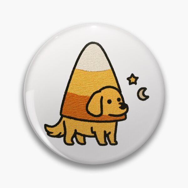Item preview, Cute Dog Candy Corn Costume Halloween Puppy designed and sold by NicolasGlowArt.