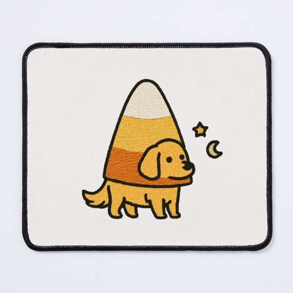 Item preview, Cute Dog Candy Corn Costume Halloween Puppy designed and sold by NicolasGlowArt.