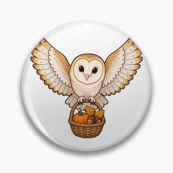 Item preview, Woodland Owl Delivering an Autumn Basket designed and sold by jimnicklaus.
