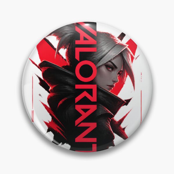 Item preview, Minimalist Red and Black Valorant-Inspired Gaming Typography Design designed and sold by Denihw.