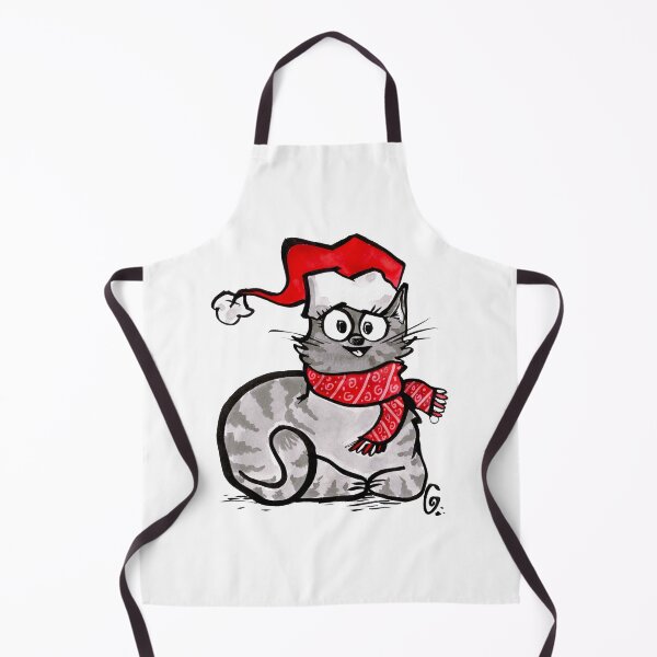 Item preview, Lounging Christmas Cat designed and sold by Grasdal.