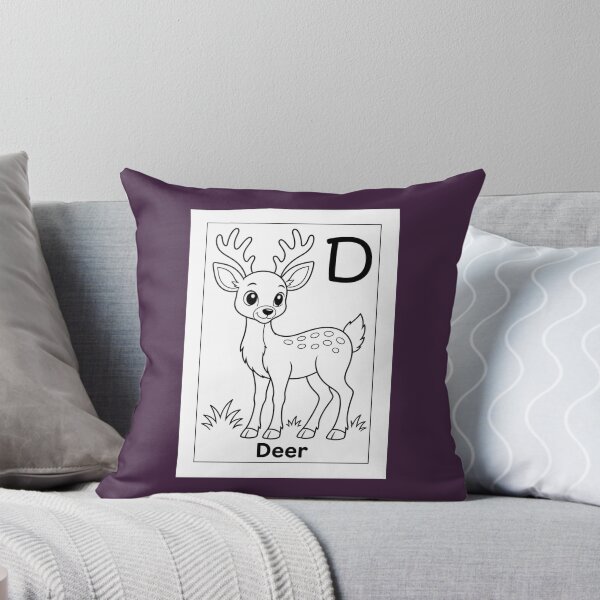 Item preview, Diseño de la letra D de ciervo designed and sold by ZedColors.
