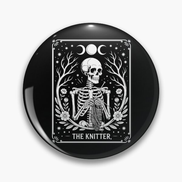 Item preview, The Knitter Skeleton Occult Crafting designed and sold by REETALOX.