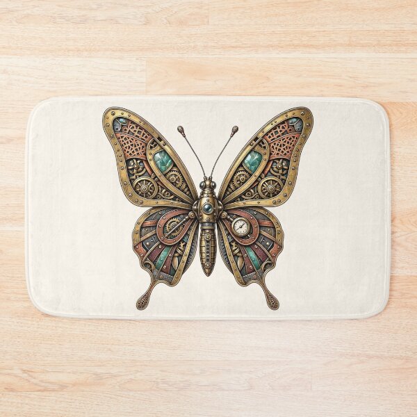 Item preview, Steampunk Butterfly with Mechanical Gears and Vintage Wings designed and sold by SweetLilith.
