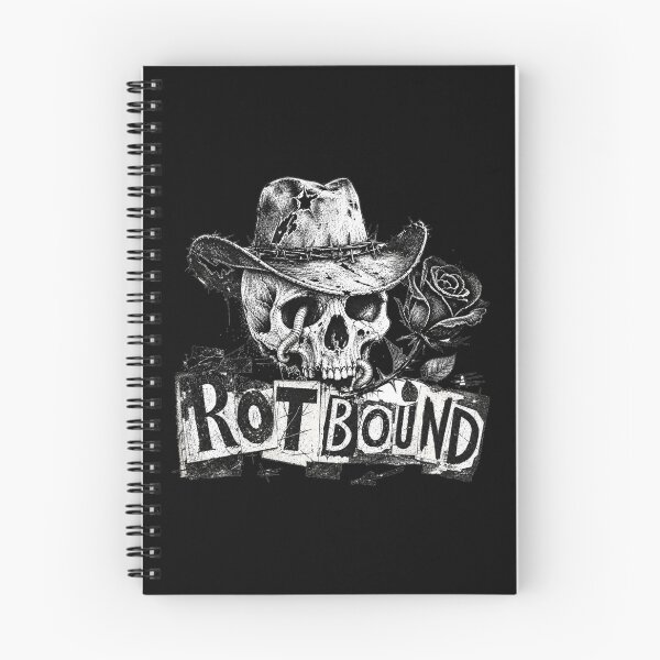 Item preview, Rotbound Outlaw Skull Cowboy Hat Rose Gothic Western Illustration designed and sold by Yellowriversss.