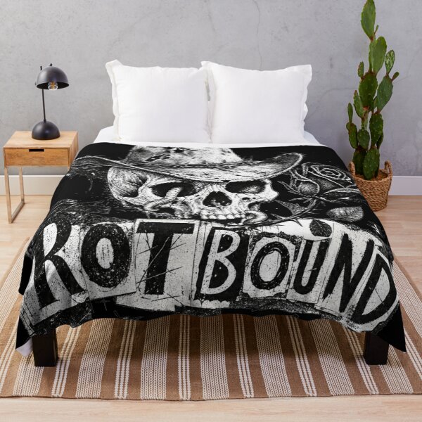 Item preview, Rotbound Outlaw Skull Cowboy Hat Rose Gothic Western Illustration designed and sold by Yellowriversss.