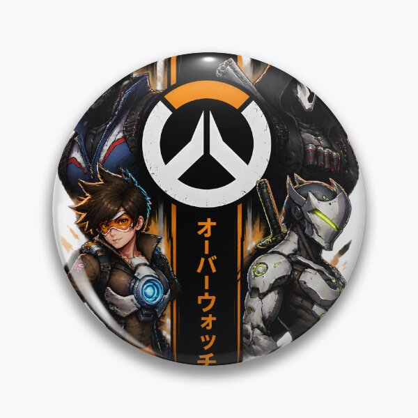 Item preview, Overwatch Inspired Grunge Poster Featuring Genji, Reaper, Tracer, and Soldier - Stylish Gaming Artwork designed and sold by Denihw.
