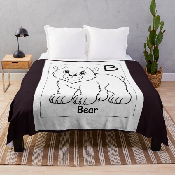 Item preview, Bear Letter B Design designed and sold by ZedColors.