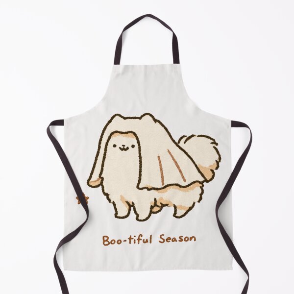 Item preview, Cute Ghost Dog Halloween Boo-tiful Season Puppy designed and sold by NicolasGlowArt.