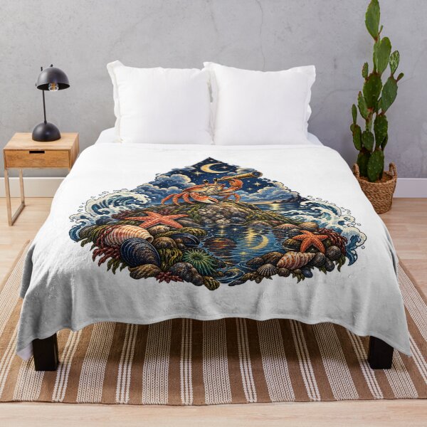 Item preview, Crab Tide Pool Astronomer Night designed and sold by SiripornSeaynng.