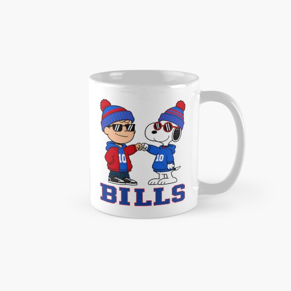 Item preview, Charlie Brown & Snoopy Buffalo Bills Football Retro F282 designed and sold by GLUVY-THEME.