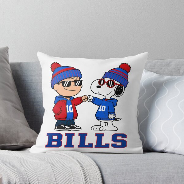 Item preview, Charlie Brown & Snoopy Buffalo Bills Football Retro F282 designed and sold by GLUVY-THEME.