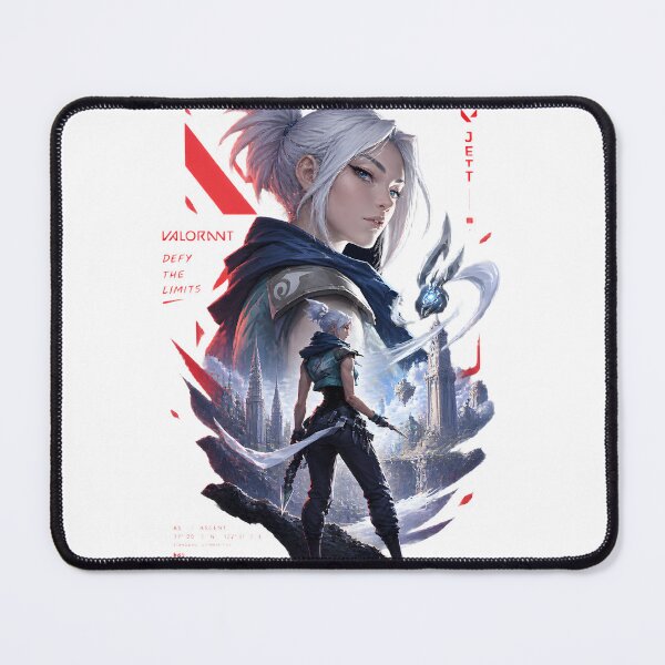 Item preview, Valorant Jett Cinematic Ascent Artwork Redesign - Defy The Limits Poster designed and sold by Denihw.