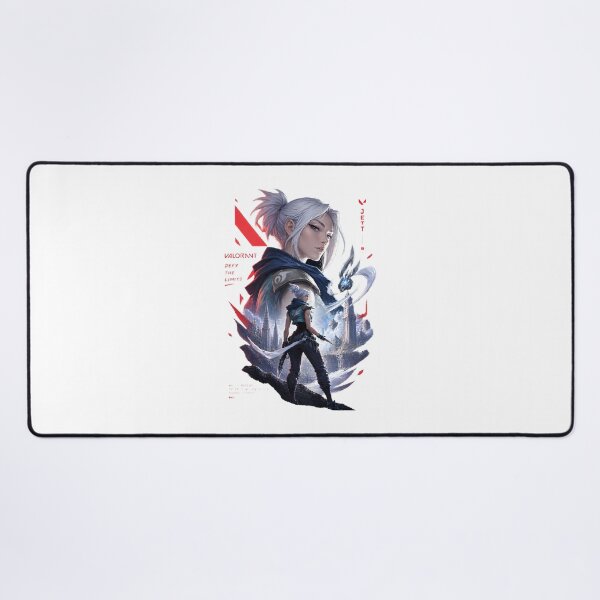 Item preview, Valorant Jett Cinematic Ascent Artwork Redesign - Defy The Limits Poster designed and sold by Denihw.