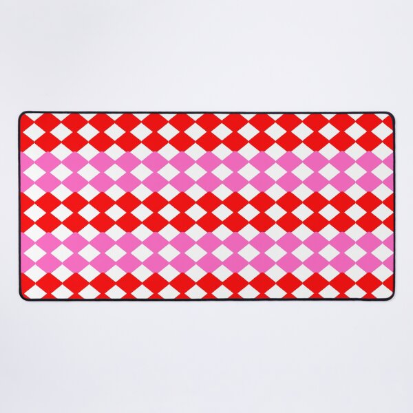 Item preview, Red and Pink Geometric Diamond Seamless Pattern designed and sold by RAJASWARSTORE.