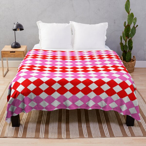 Item preview, Red and Pink Geometric Diamond Seamless Pattern designed and sold by RAJASWARSTORE.
