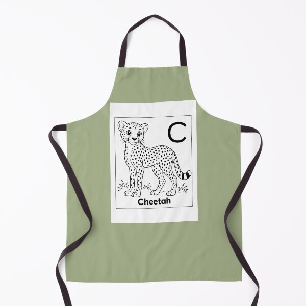 Item preview, Cheetah Letter C Design designed and sold by ZedColors.