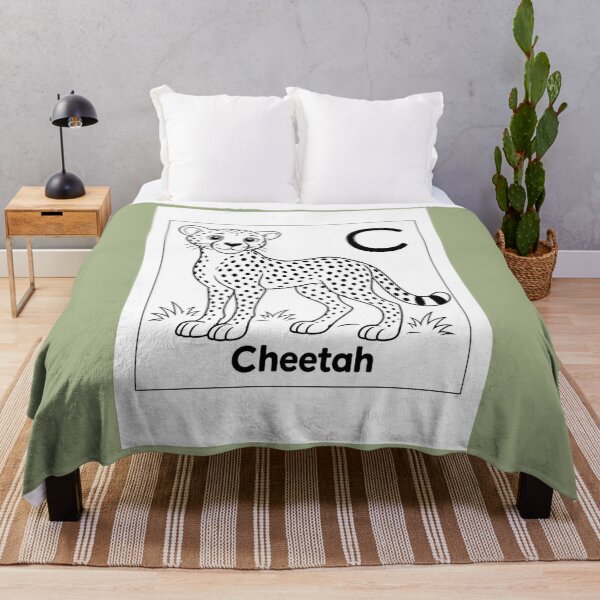 Item preview, Cheetah Letter C Design designed and sold by ZedColors.