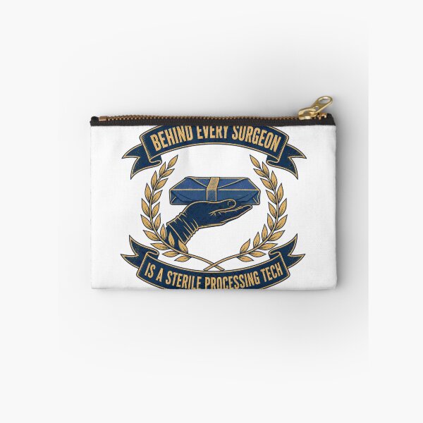 Artikelvorschau, Behind Every Surgeon Sterilgutaufbereitung Wappen entworfen und verkauft von BoosterShop.