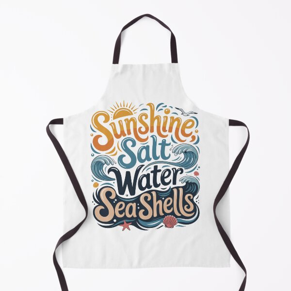 Item preview, Sunshine Salt Water Sea Shells Beach Quote designed and sold by TRTrendyHouse.
