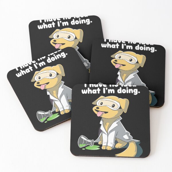 Item preview, Funny Dog Scientist I Have No Idea What Im Doing designed and sold by RaleigGerhold.