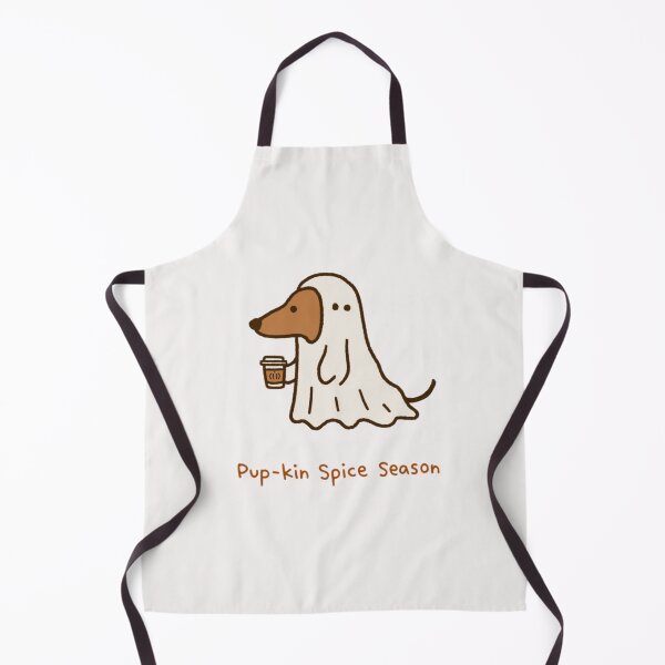 Item preview, Pup-kin Spice Season Wiener Dog Ghost Coffee designed and sold by NicolasGlowArt.