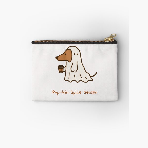 Item preview, Pup-kin Spice Season Wiener Dog Ghost Coffee designed and sold by NicolasGlowArt.