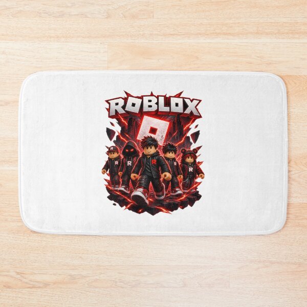 Item preview, Epic Red Squad Gaming Avatar Poster Inspired by Roblox Style designed and sold by LikeLoon.