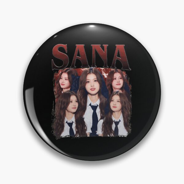 Item preview, Vintage Sana TWICE Retro K-pop Idol Tee designed and sold by MadisonL396064.