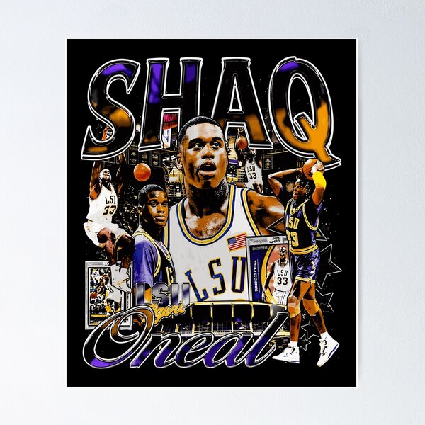 Item preview, Vintage Shaq Oneal LSU Basketball Retro  designed and sold by KaylaRob311870.