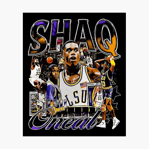 Item preview, Vintage Shaq Oneal LSU Basketball Retro  designed and sold by KaylaRob311870.