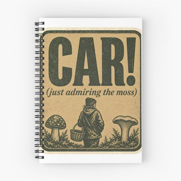 Item preview, Car! Mushroom Foraging Insider Warning Sign designed and sold by BoosterShop.