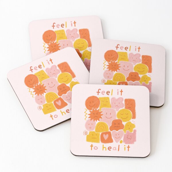 Item preview, Feel It To Heal It | Mental Health designed and sold by The Turquoise Brush.