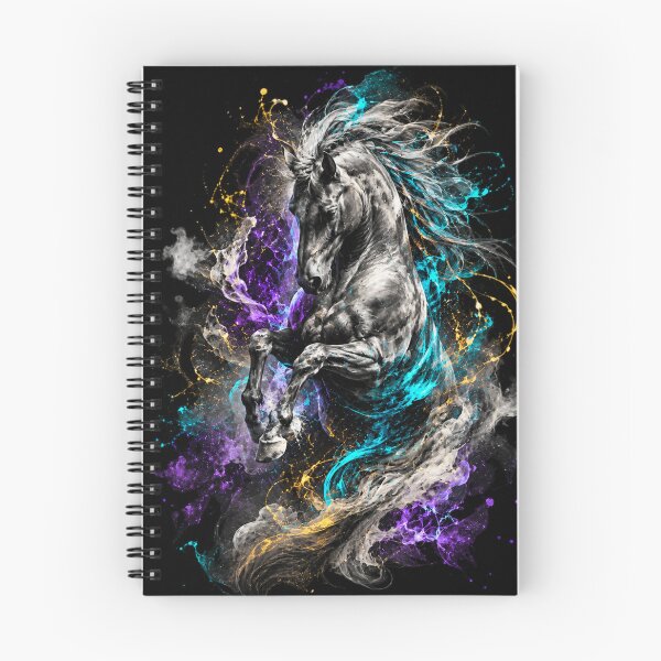 Item preview, Untamed Spirit - Abstract Neon Horse designed and sold by Personiq Kaleido.