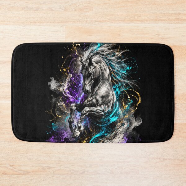 Item preview, Untamed Spirit - Abstract Neon Horse designed and sold by Personiq Kaleido.