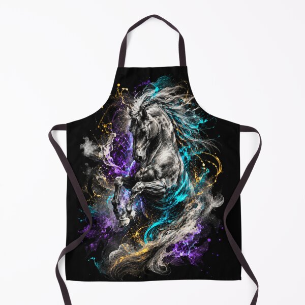 Item preview, Untamed Spirit - Abstract Neon Horse designed and sold by Personiq Kaleido.
