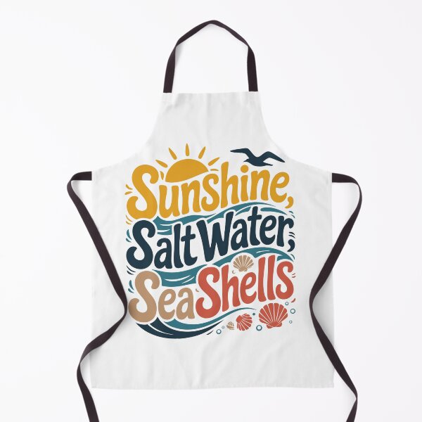 Item preview, Sunshine Salt Water Sea Shells Beach Quote designed and sold by TRTrendyHouse.