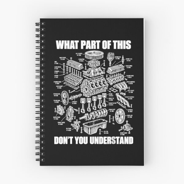 Item preview, What Part Of This Dont You Understand Classic Engine Parts Diagram Mechanic Apparel designed and sold by slmfams.