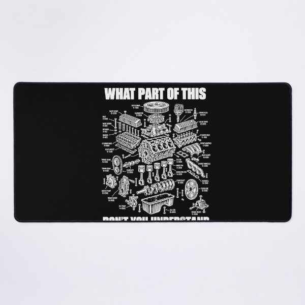 Item preview, What Part Of This Dont You Understand Classic Engine Parts Diagram Mechanic Apparel designed and sold by slmfams.