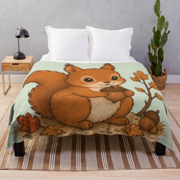 Item preview, Forest Snack Red Squirrel designed and sold by MellowMunchkins.