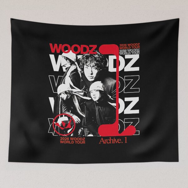 Item preview, WOODZ 2026 World Tour Archive. 1 Kpop Tee designed and sold by Christop885863.