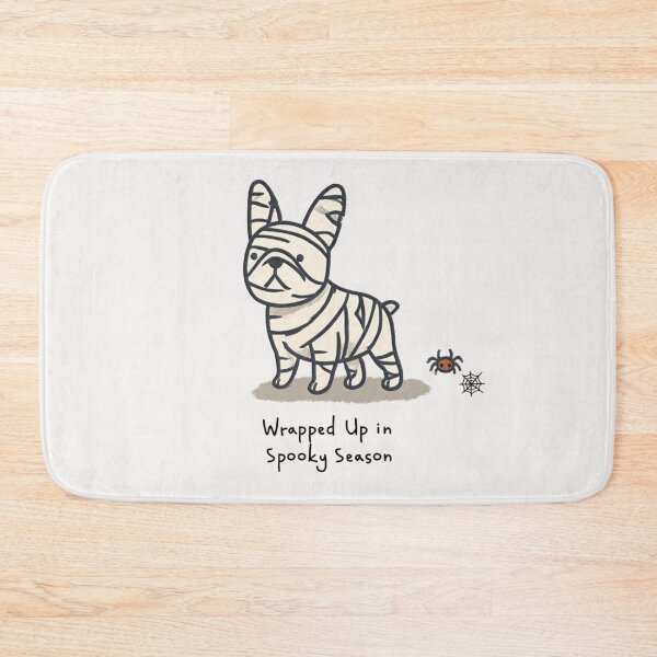 Item preview, French Bulldog Mummy Dog Spooky Halloween designed and sold by NicolasGlowArt.