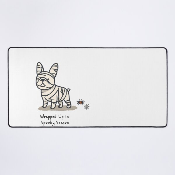 Item preview, French Bulldog Mummy Dog Spooky Halloween designed and sold by NicolasGlowArt.