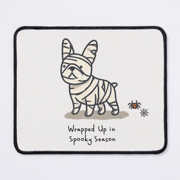 Item preview, French Bulldog Mummy Dog Spooky Halloween designed and sold by NicolasGlowArt.