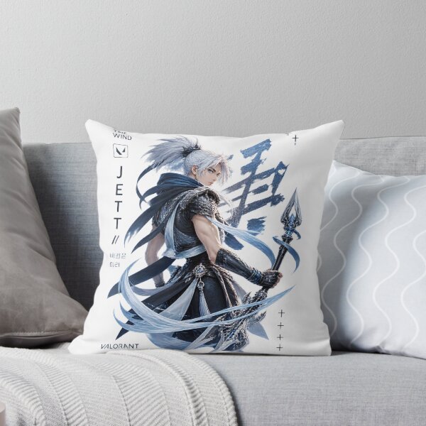 Item preview, Jett Fan Art Inspired by Valorant - Dynamic Gaming Character Design designed and sold by LikeLoon.