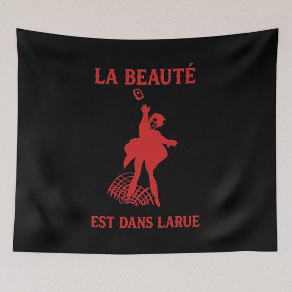 Item preview, La Beaute Est Dans La Rue Red Stencil Art designed and sold by RaleigGerhold.